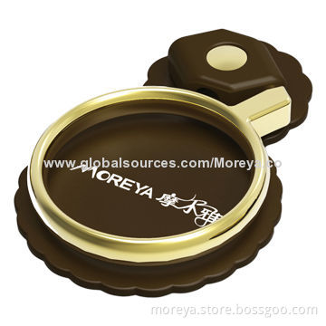 Mobile Phone Holder/Finger Ring Holder of Zinc Alloy Material with Black/White/Coffee Color